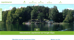 Desktop Screenshot of liepnitzsee.de